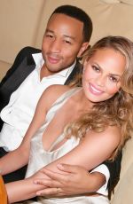 CHRISSY TEIGEN at MET Gala After Party in New York