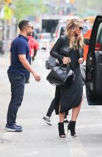 CHRISSY TEIGEN Leaves a Restaurant in New York 05/05/2015