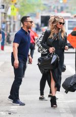 CHRISSY TEIGEN Leaves a Restaurant in New York 05/05/2015