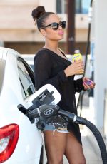 CHRISTINA MILIAN at a Gas Station in Studio City 05/15/2015