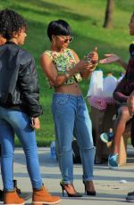CHRISTINA MILIAN at a Memorial Day Cookout in Studio City