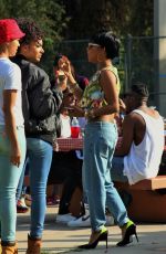 CHRISTINA MILIAN at a Memorial Day Cookout in Studio City