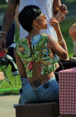 CHRISTINA MILIAN at a Memorial Day Cookout in Studio City