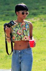 CHRISTINA MILIAN at a Memorial Day Cookout in Studio City