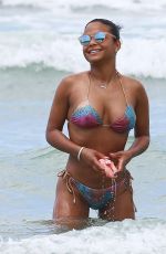 CHRISTINA MILIAN in Bikini at a Beach in Miami 05/15/2015