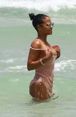 CHRISTINA MILIAN in Bikini at a Beach in Miami 05/15/2015