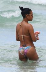 CHRISTINA MILIAN in Bikini at a Beach in Miami 05/15/2015