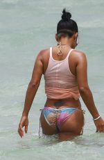 CHRISTINA MILIAN in Bikini at a Beach in Miami 05/15/2015