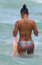 CHRISTINA MILIAN in Bikini at a Beach in Miami 05/15/2015