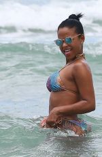 CHRISTINA MILIAN in Bikini at a Beach in Miami 05/15/2015