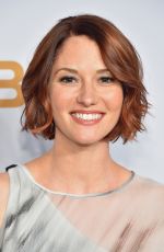 CHYLER LEIGH at 2015 CBS Upfront in New York