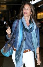 CINDY CRAWFORD Arrives at Los Angeles International Airport 05/22/2015