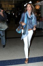 CINDY CRAWFORD Arrives at Los Angeles International Airport 05/22/2015