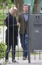 CLAIRE DANES at Kindergartens in Berlin 05/27/2015