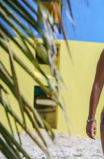 CLAUDIA ROMANI in Bikini on the of a Photoshoot in Miami Beach 05/24/2015