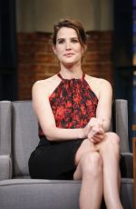 COBIE SMULDERS at Late Night with Seth Meyers in New York