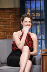 COBIE SMULDERS at Late Night with Seth Meyers in New York