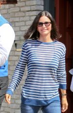 COURTNEY COX at Joel Silvers Memorial Day Party in Los Angeles