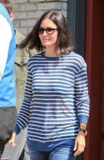 COURTNEY COX at Joel Silvers Memorial Day Party in Los Angeles