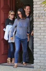 COURTNEY COX at Joel Silvers Memorial Day Party in Los Angeles