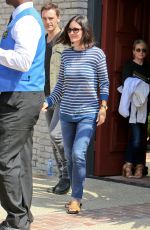 COURTNEY COX at Joel Silvers Memorial Day Party in Los Angeles