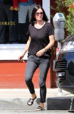 COURTNEY COX Leaves Brentwood Country Market 04/29/2015