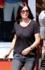 COURTNEY COX Leaves Brentwood Country Market 04/29/2015