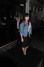 DAISY LOWE Arrives at Cafe de Paris in London 05/28/2015