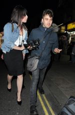 DAISY LOWE Arrives at Cafe de Paris in London 05/28/2015