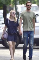 DAKOTA FANNING and Jamie Strachan Out in New York 05/28/2015
