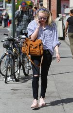 DAKOTA FANNING Out and About in New York 04/30/2015