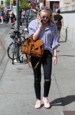 DAKOTA FANNING Out and About in New York 04/30/2015