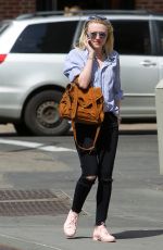 DAKOTA FANNING Out and About in New York 04/30/2015