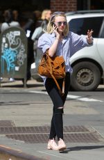 DAKOTA FANNING Out and About in New York 04/30/2015
