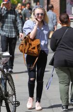 DAKOTA FANNING Out and About in New York 04/30/2015