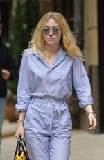 DAKOTA FANNING Out and About in New York 05/21/2015