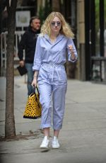DAKOTA FANNING Out and About in New York 05/21/2015