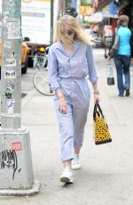 DAKOTA FANNING Out and About in New York 05/21/2015