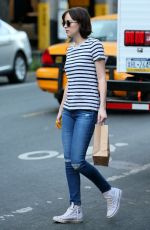 DAKOTA JOHNON Shopping at in Soho 05/26/2015