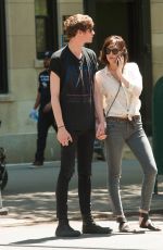 DAKOTA JOHNSON and Matthew Hitt Out in New York 05/07/2015