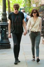 DAKOTA JOHNSON and Matthew Hitt Out in New York 05/07/2015
