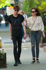DAKOTA JOHNSON and Matthew Hitt Out in New York 05/07/2015