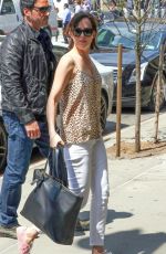 DAKOTA JOHNSON Arrives at How to be Single Set in New York