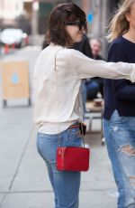 DAKOTA JOHNSON in Jeans Out in New York 05/10/2015