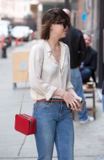 DAKOTA JOHNSON in Jeans Out in New York 05/10/2015