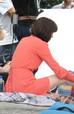 DAKOTA JOHNSON on the Set of How to be Single 05/28/2015