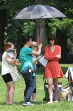 DAKOTA JOHNSON on the Set of How to be Single 05/28/2015