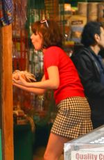DAKOTA JOHNSON on the Set of How to be Single at Bloomingdales Store 05/18/2015