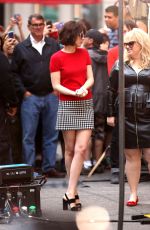 DAKOTA JOHNSON on the Set of How to be Single at Bloomingdales Store 05/18/2015