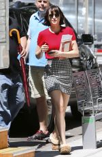 DAKOTA JOHNSON on the Set of How to be Single in Downtown Manhattan 05/27/2015